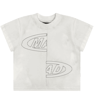 Baby Tee Portal Bordado - Off-White