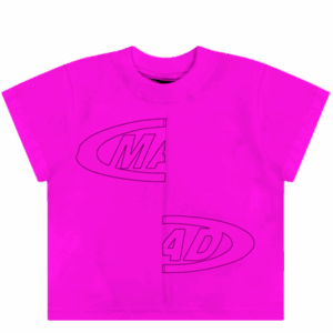 Baby Tee Portal Bordado - Rosa