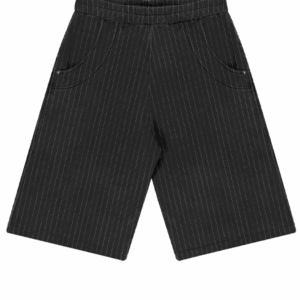 Bermuda Alfaiataria Risca de Giz - Preto