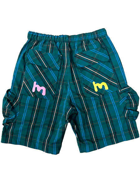 Bermuda Xadrez - Azul/Verde - Imagem 2