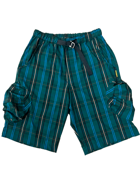 Bermuda Xadrez - Azul/Verde