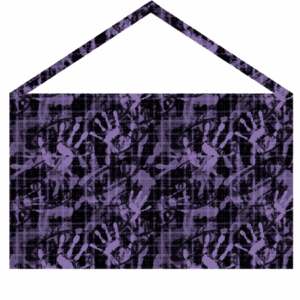 Bolsa Retangular Padronagem MAD - B1 Roxo