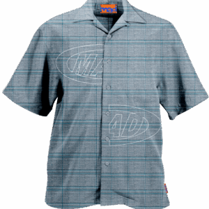 Camisa Portal Bordada - Xadrez/Azul