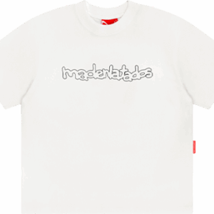 Camiseta Bordado MAD Enlatados - Branco