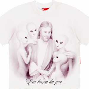 Camiseta em Busca da Paz - Off-White