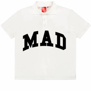 Camiseta Polo College - Off-White