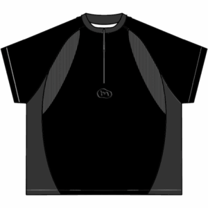 Jersey Half-Zip Tour de France - Preto/Chumbo